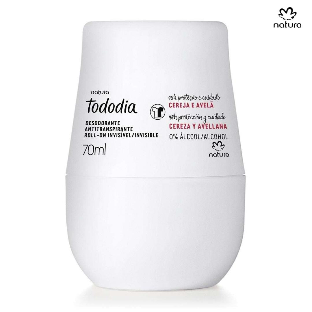 Natura Desodorante Tododia Desodorante Antitranspirante roll-on Cereza y Avellana