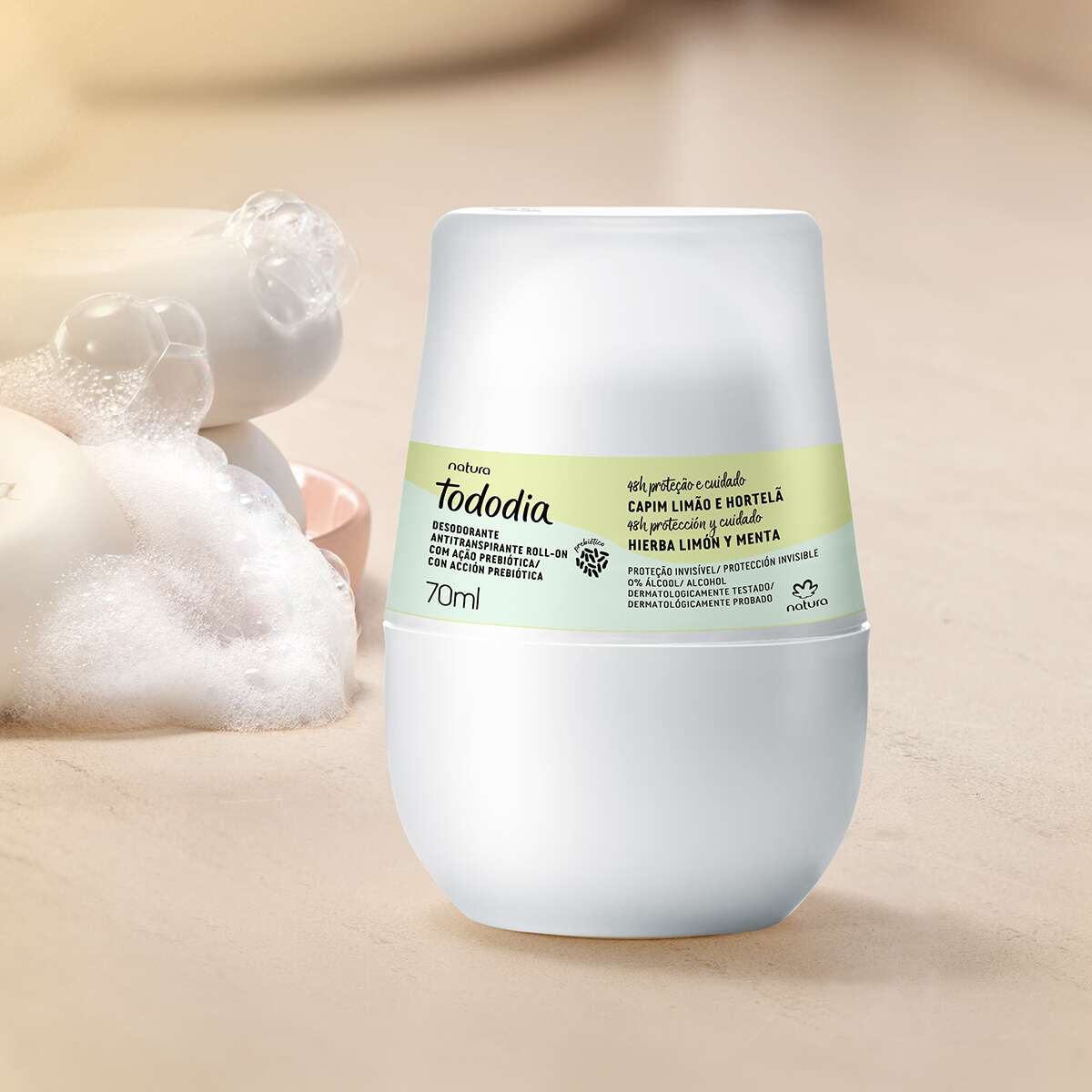 Natura Desodorante Tododia Desodorante Antitranspirante Roll-on Hierba Limon y Menta