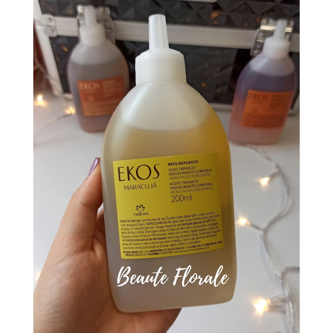 Natura Ekos Repuesto Aceite Trifásico Corporal Maracuyá