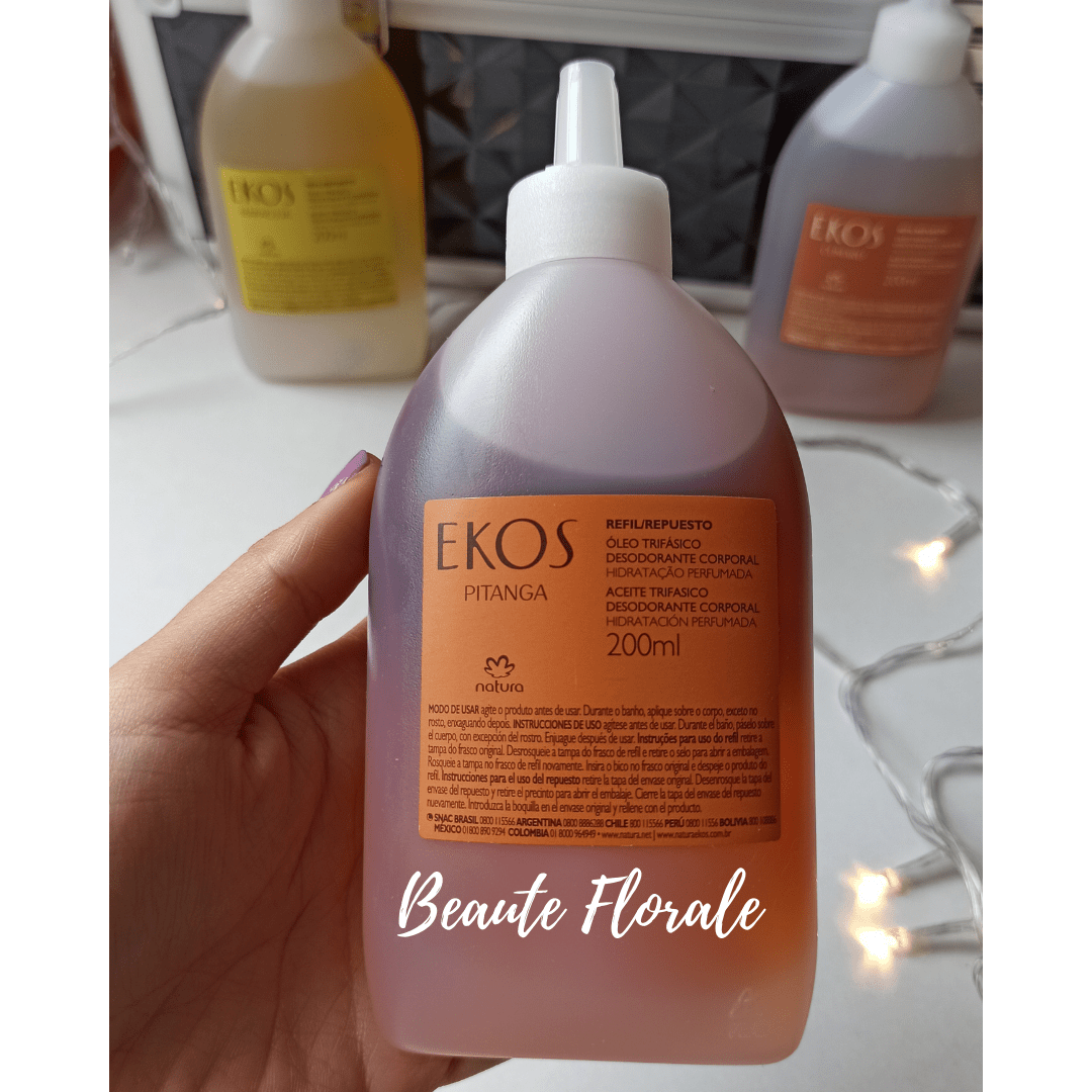 Natura Ekos Repuesto Aceite Trifásico Corporal Pitanga