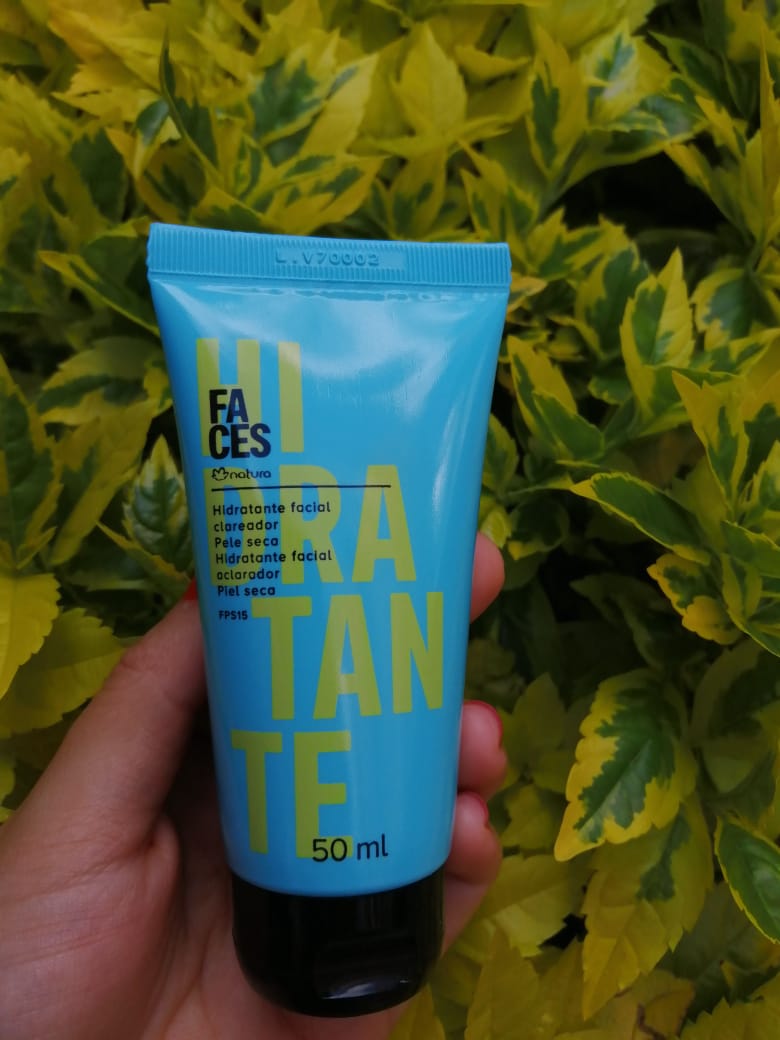 Natura Faces Hidratante facial aclarador FPS 15 piel seca