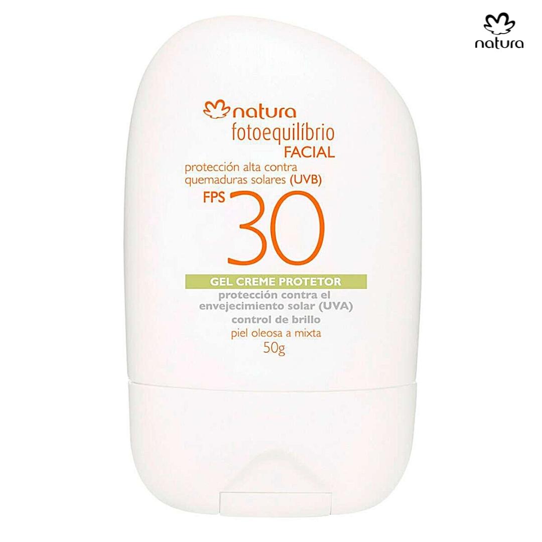 Natura Fotoequilibrio gel Crema Protector facial FPS 30 Piel Mixta a Grasa