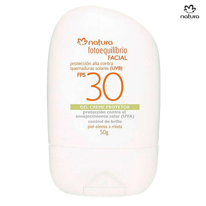 Natura Fotoequilibrio gel Crema Protector facial FPS 30 Piel Mixta a Grasa