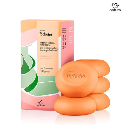 Natura General Tododia Jabón en barra mango rosa y agua de coco
