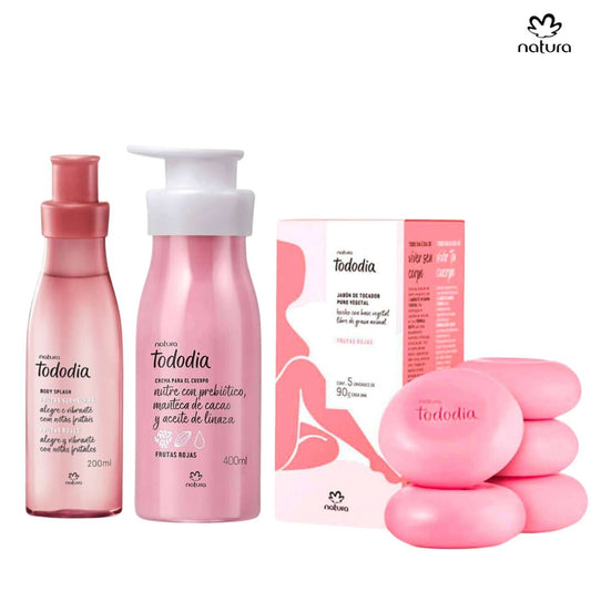 Natura Kit de Cuidado Corporal Frutas Rojas