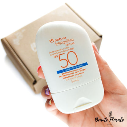 Natura Loción Protectora Facial FPS 50 Piel Normal a Seca
