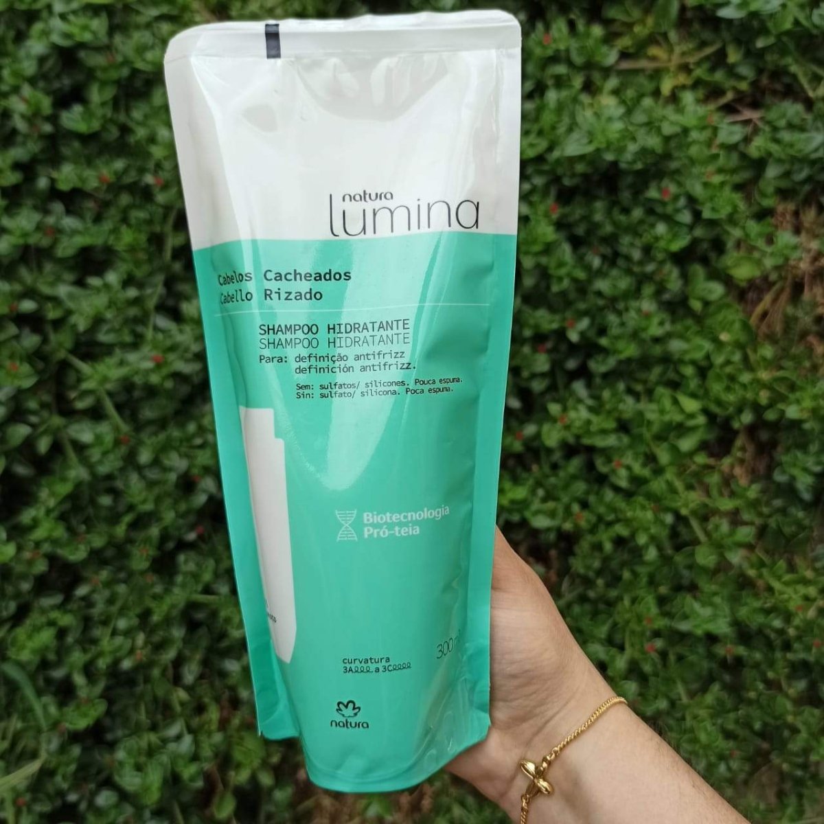 Natura Lumina Repuesto Shampoo Hidratante Cabello Rizado