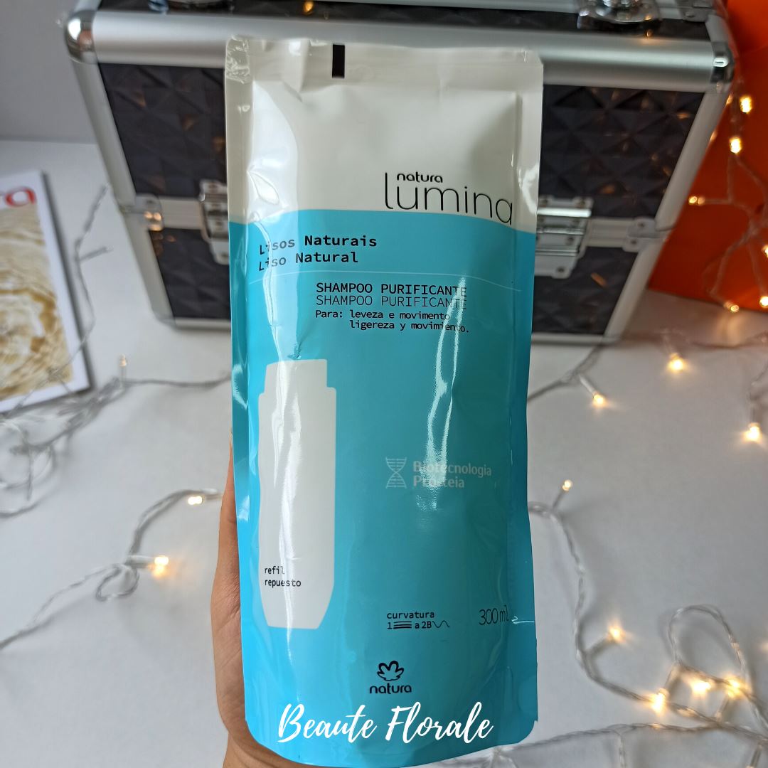 Natura Lumina Repuesto Shampoo Purificante Cabello liso