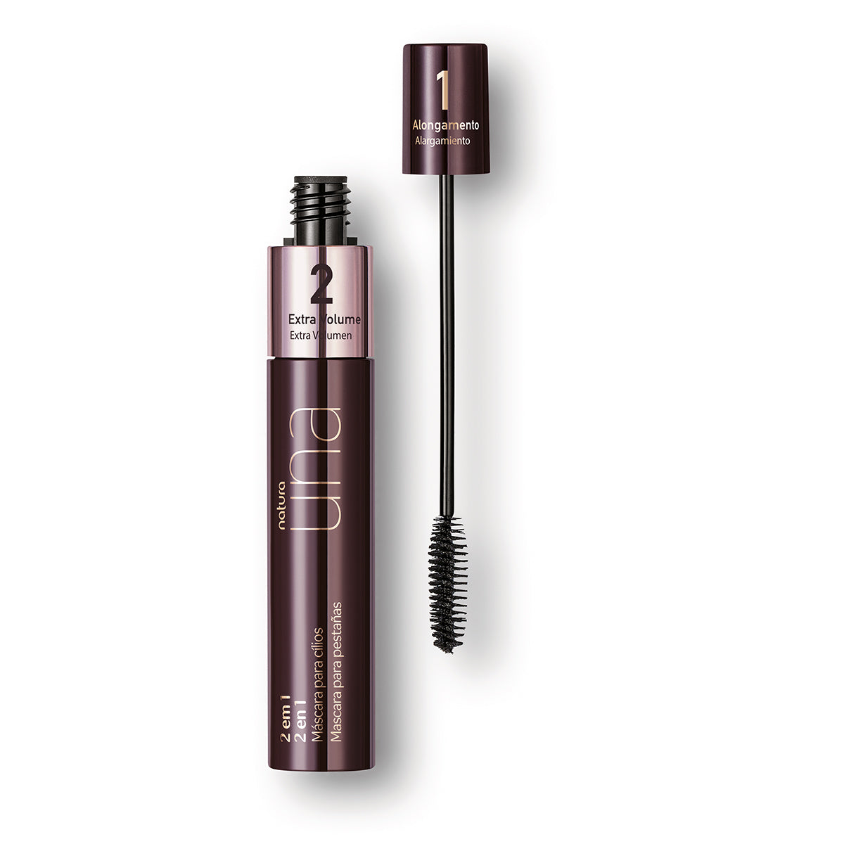Natura Pestañina Una Pestañina Super Volumen 2 en 1