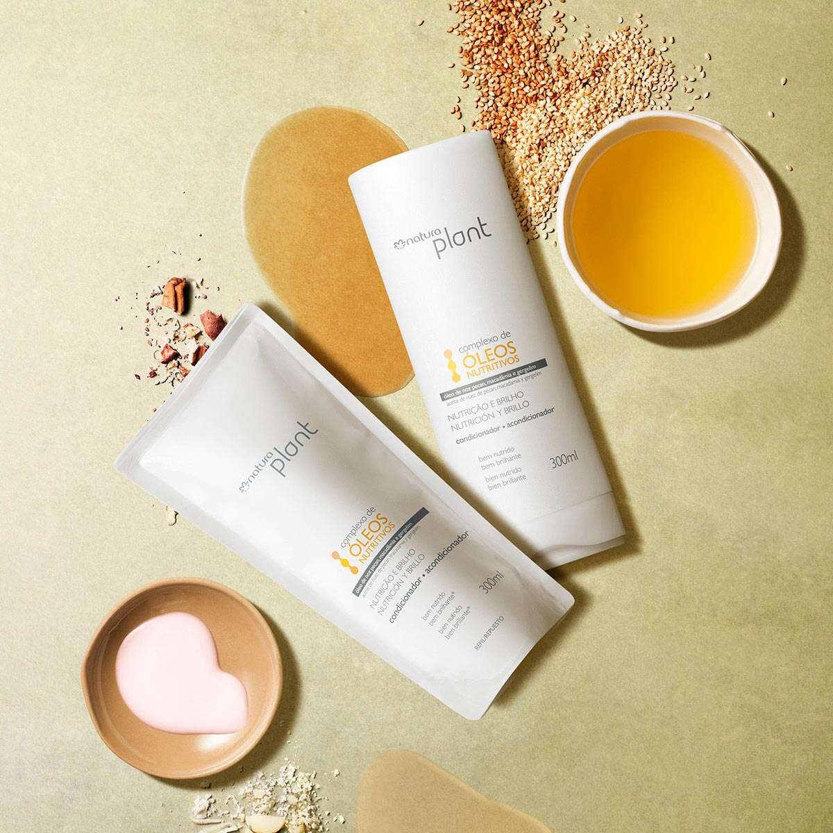 Natura Plant Repuesto acondicionador nutrición y brillo