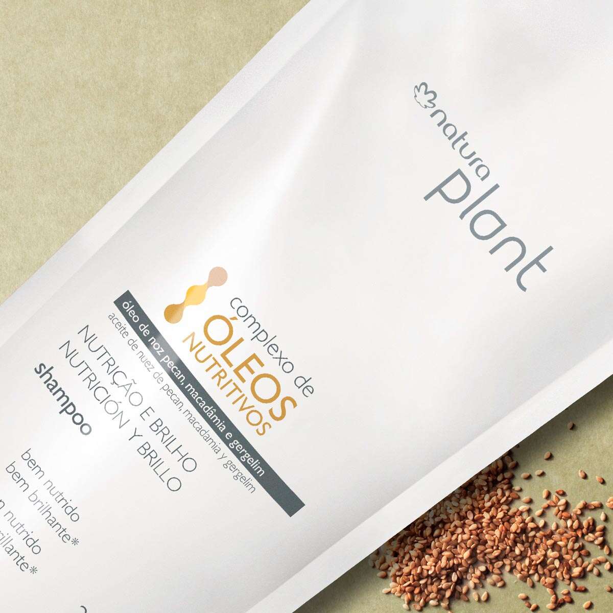 Natura Plant Repuesto shampoo nutrición y brillo