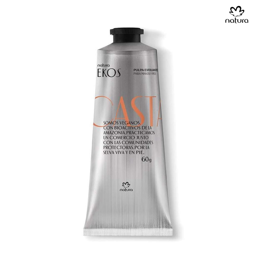 Natura Pulpa exfoliante para manos y pies castaña