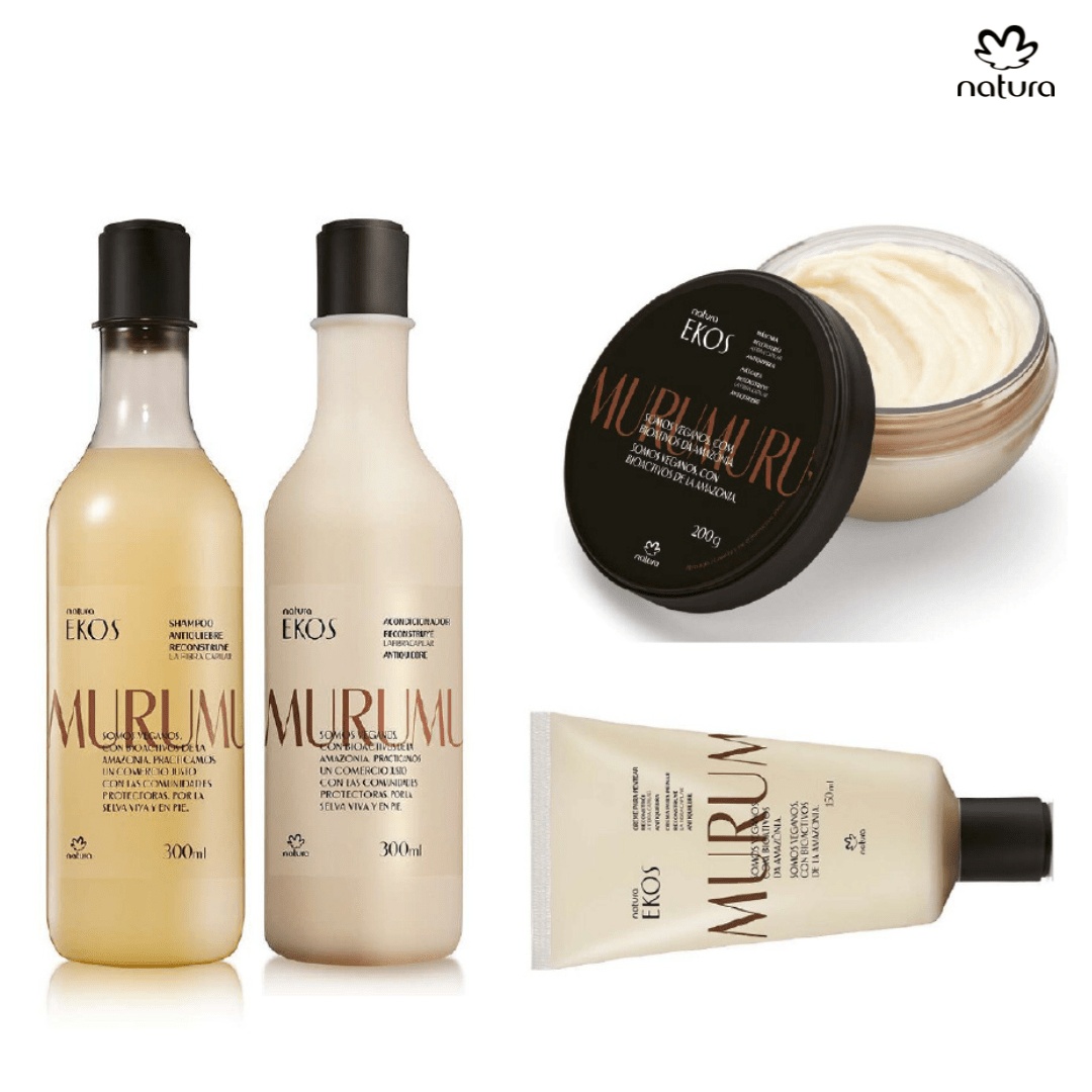 Natura Shampoo Kit antiquiebre murumuru