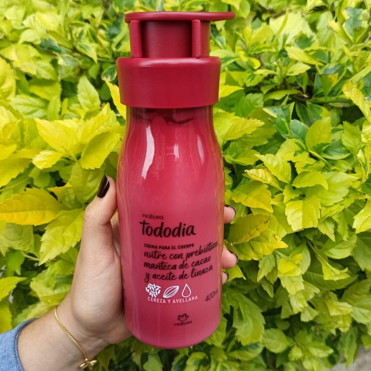 Natura Tododia Crema Nutritiva Corporal Cereza y Avellana