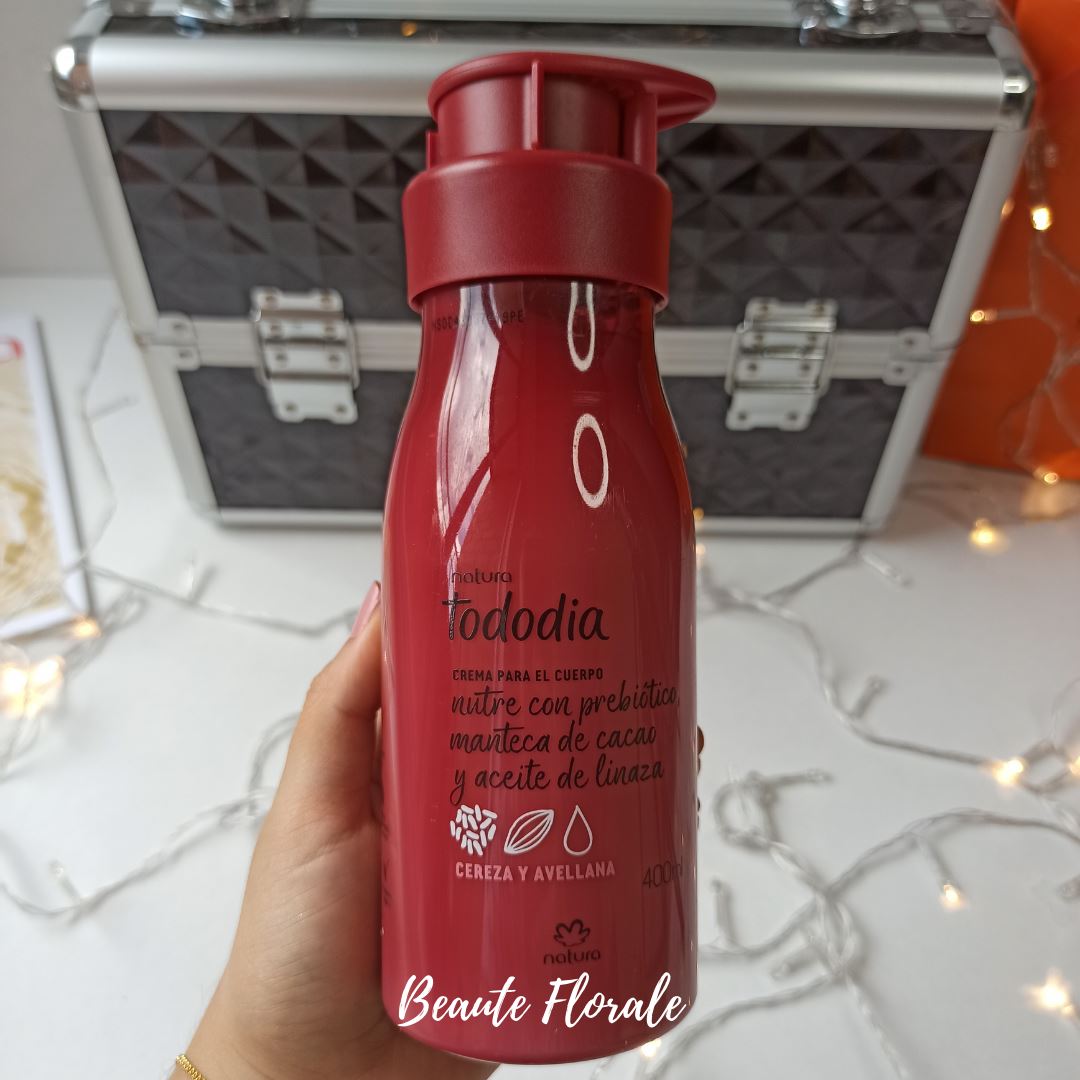 Natura Tododia Crema Nutritiva Corporal Cereza y Avellana