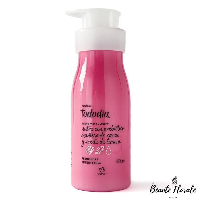 Natura Tododia Crema Nutritiva Corporal Frambuesa y Pimienta Rosa
