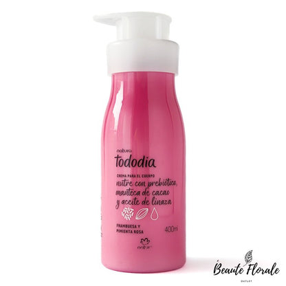 Natura Tododia Crema Nutritiva Corporal Frambuesa y Pimienta Rosa
