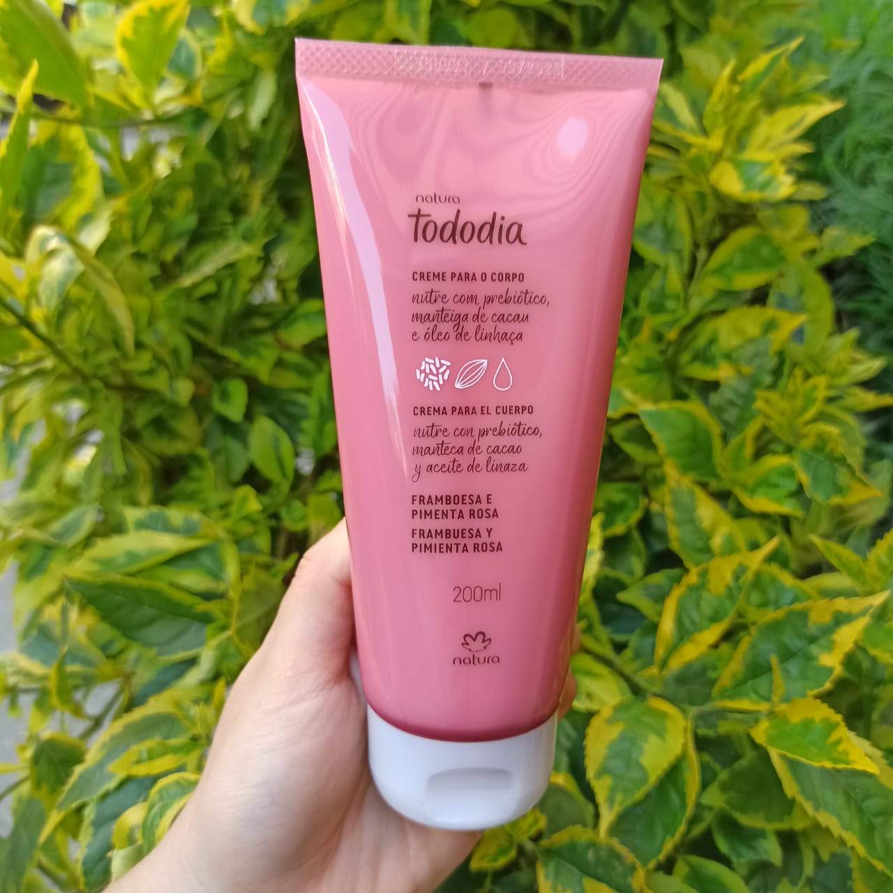 Natura Tododia Crema Nutritiva Frambuesa y Pimienta Rosa