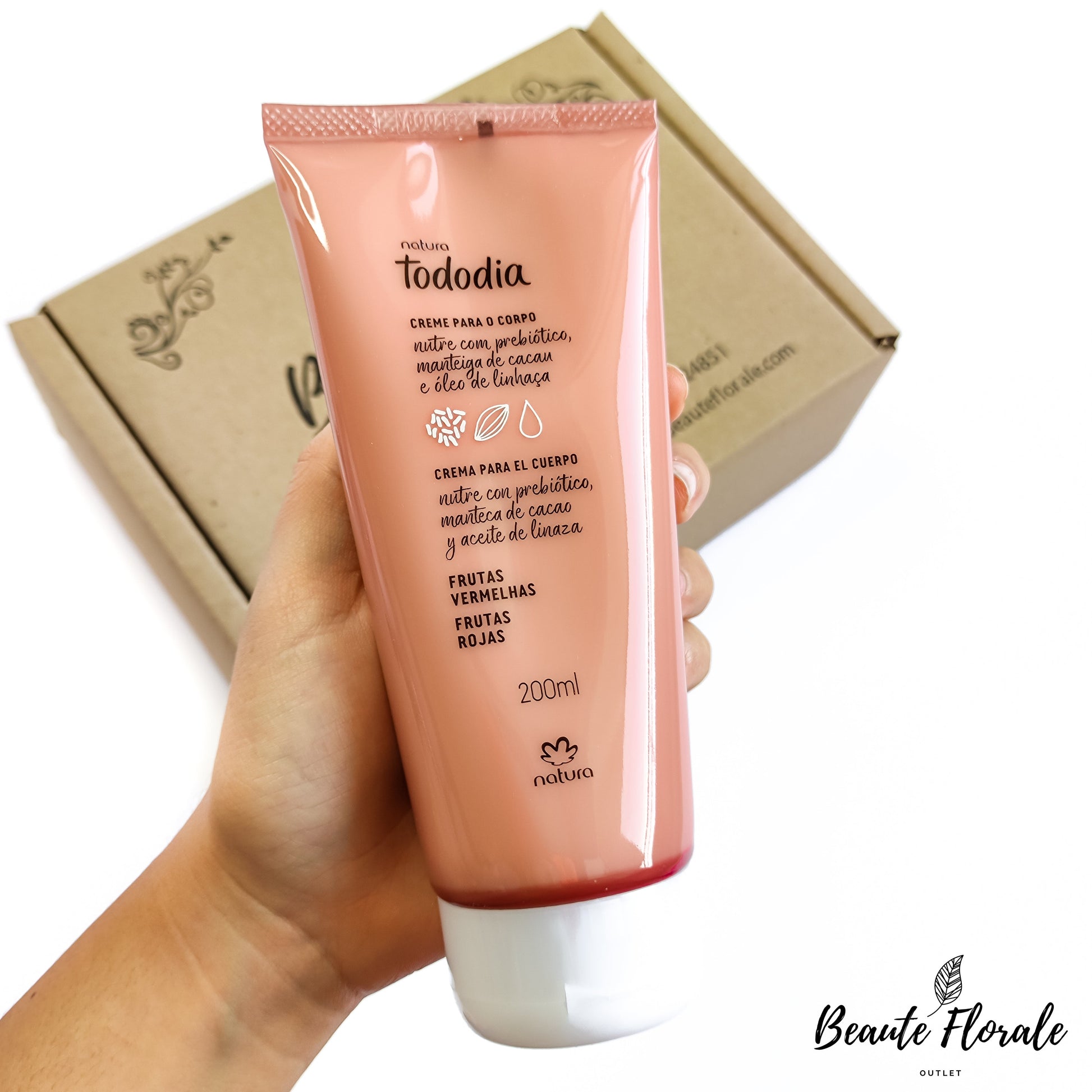 Natura Tododia Crema nutritiva para cuerpo Frutas Rojas