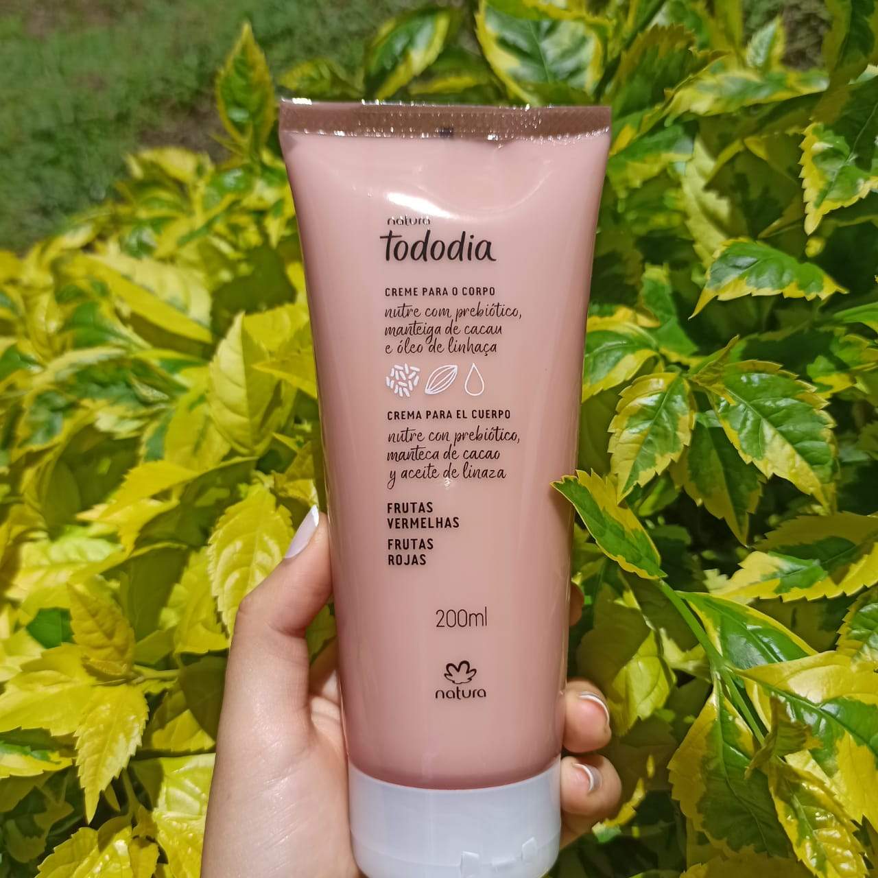 Natura Tododia Crema nutritiva para cuerpo Frutas Rojas