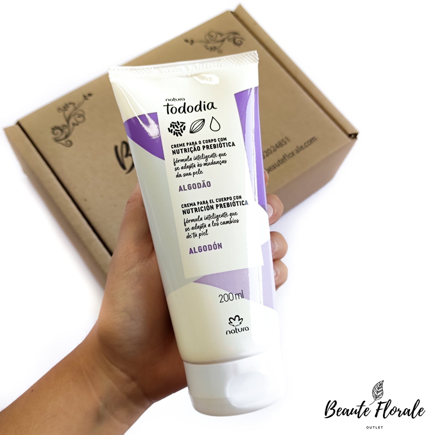Natura Tododia Crema nutritiva para el cuerpo Algodón