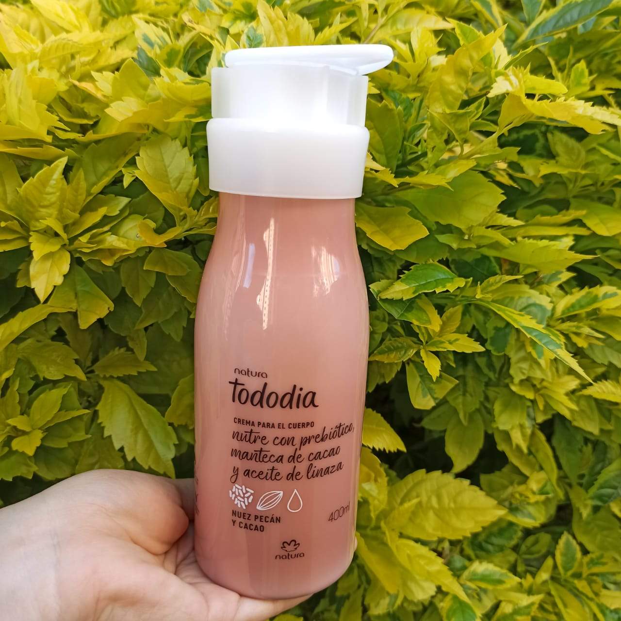 Natura Tododia Crema Nutritiva para el Cuerpo Nuez Pecan y Cacao