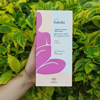Natura Tododia Jabón en Barra Puro Vegetal Avellana y Casis