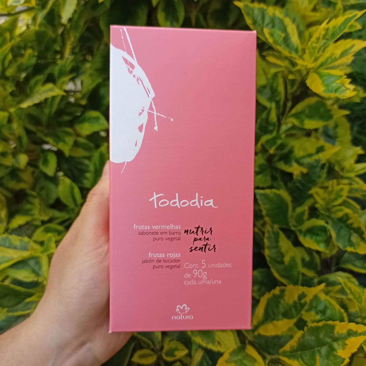 Natura Tododia Jabón en Barra Puro Vegetal Frutas Rojas