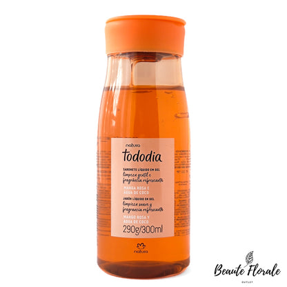 Natura Tododia Jabón líquido corporal mango rosa y agua de coco