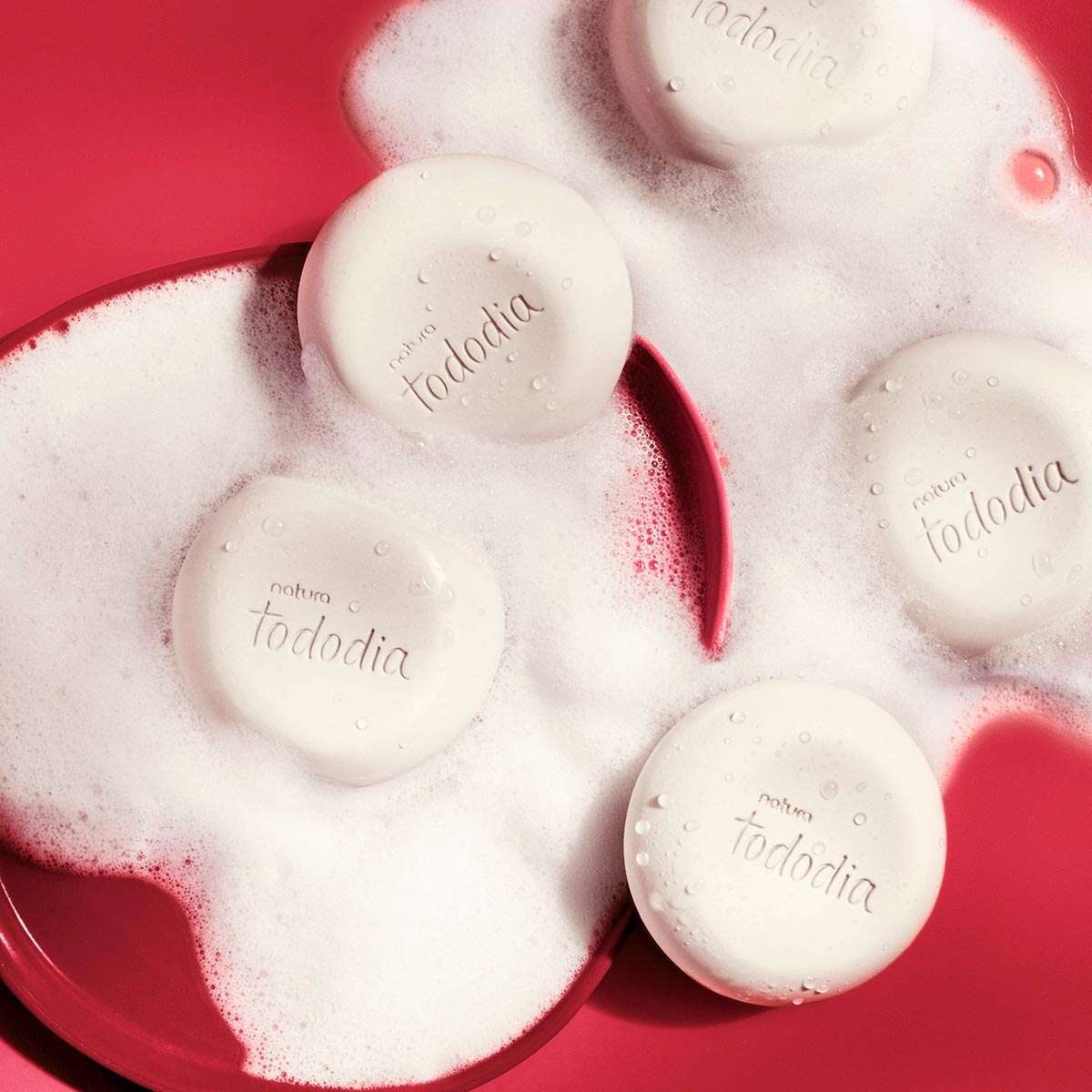 Natura Tododia Jabón puro vegetal cereza y avellana