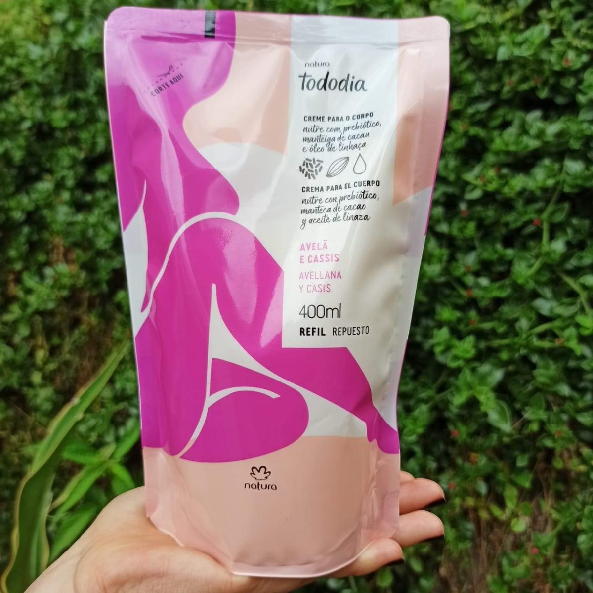 Natura Tododia Repuesto Crema Corporal Avellana y Casis