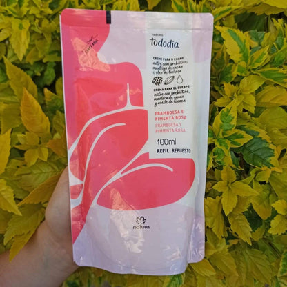 Natura Tododia Repuesto Crema nutritiva para el cuerpo frambuesa y pimienta rosa