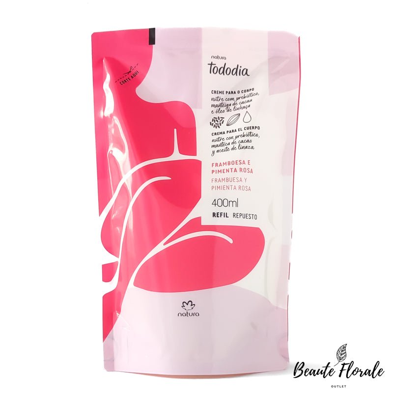 Natura Tododia Repuesto Crema nutritiva para el cuerpo frambuesa y pimienta rosa