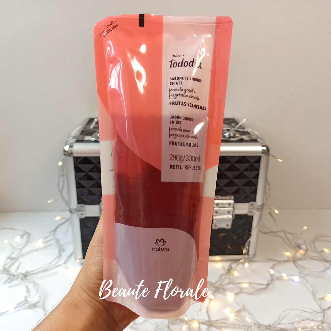 Natura Tododia Repuesto Jabón líquido corporal Frutas Rojas