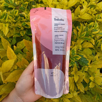 Natura Tododia Repuesto Jabón líquido corporal Frutas Rojas