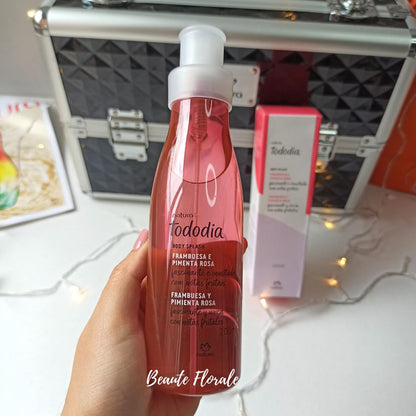 Natura Tododia Spray Corporal Perfumado Frambuesa pimienta rosa