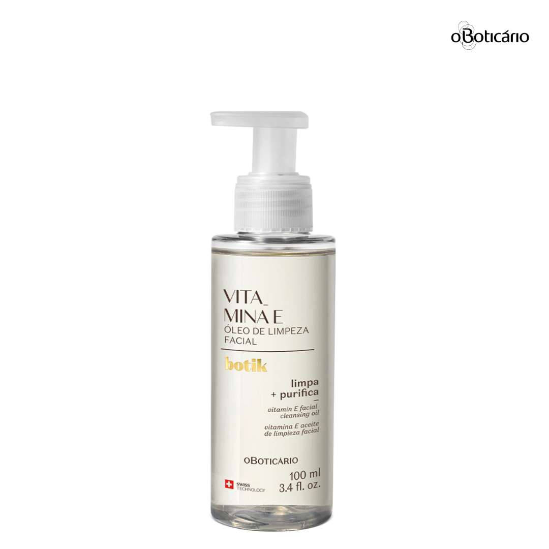 Oboticario aceite facial Botik Aceite Limpiador Facial Vitamina E