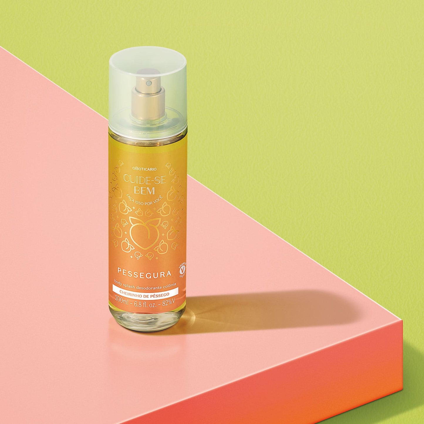 Oboticario Body Splash Bumbum De Pessego