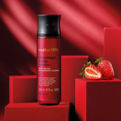 Oboticario Body Splash Morango y Ruby