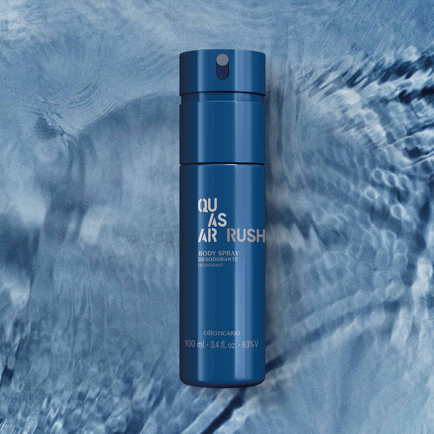 Oboticario Body Spray Rush Quasar