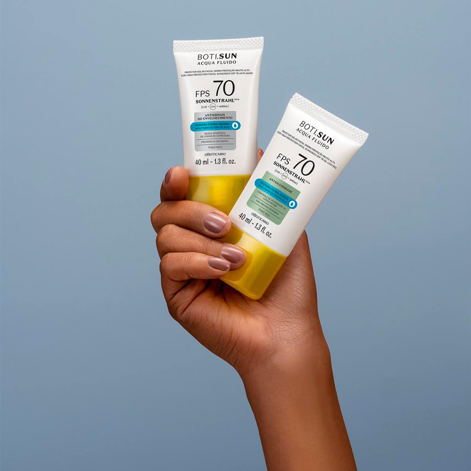 Oboticario Botisun Acqua Fluido Protector Solar Diario Antiseñales Fps 70