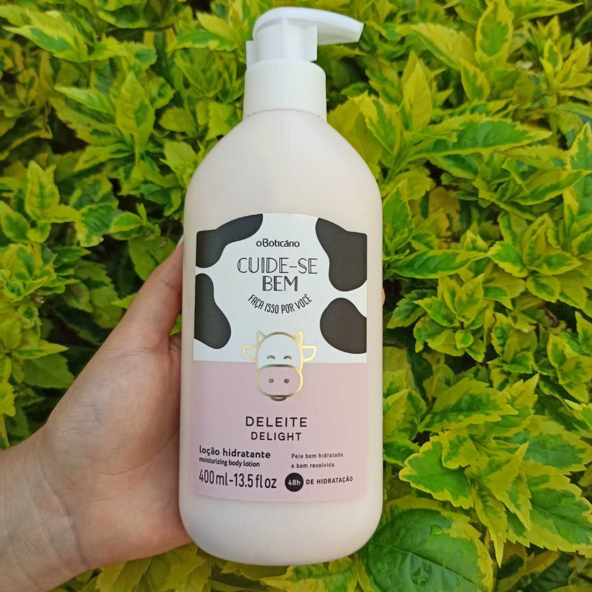 Oboticario crema Cuide-se Bem Loción Hidratante Corporal Deleite