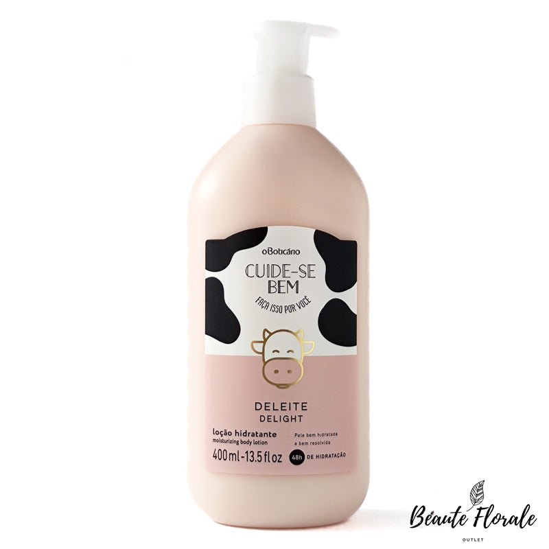 Oboticario crema Cuide-se Bem Loción Hidratante Corporal Deleite