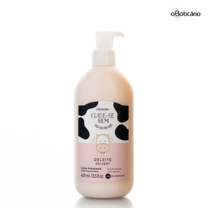 Oboticario crema Cuide-se Bem Loción Hidratante Corporal Deleite