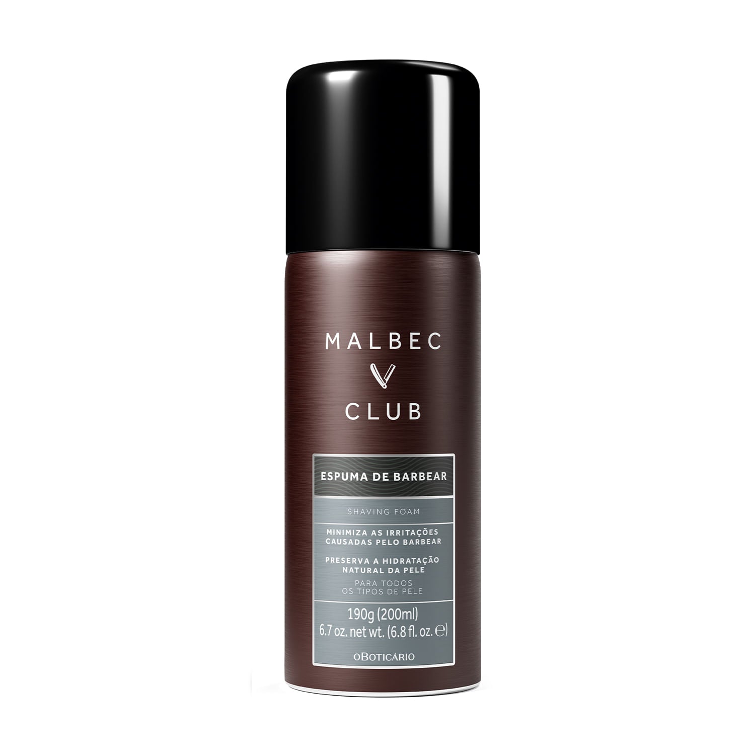 Oboticario Espuma Para Afeitar Club Malbec