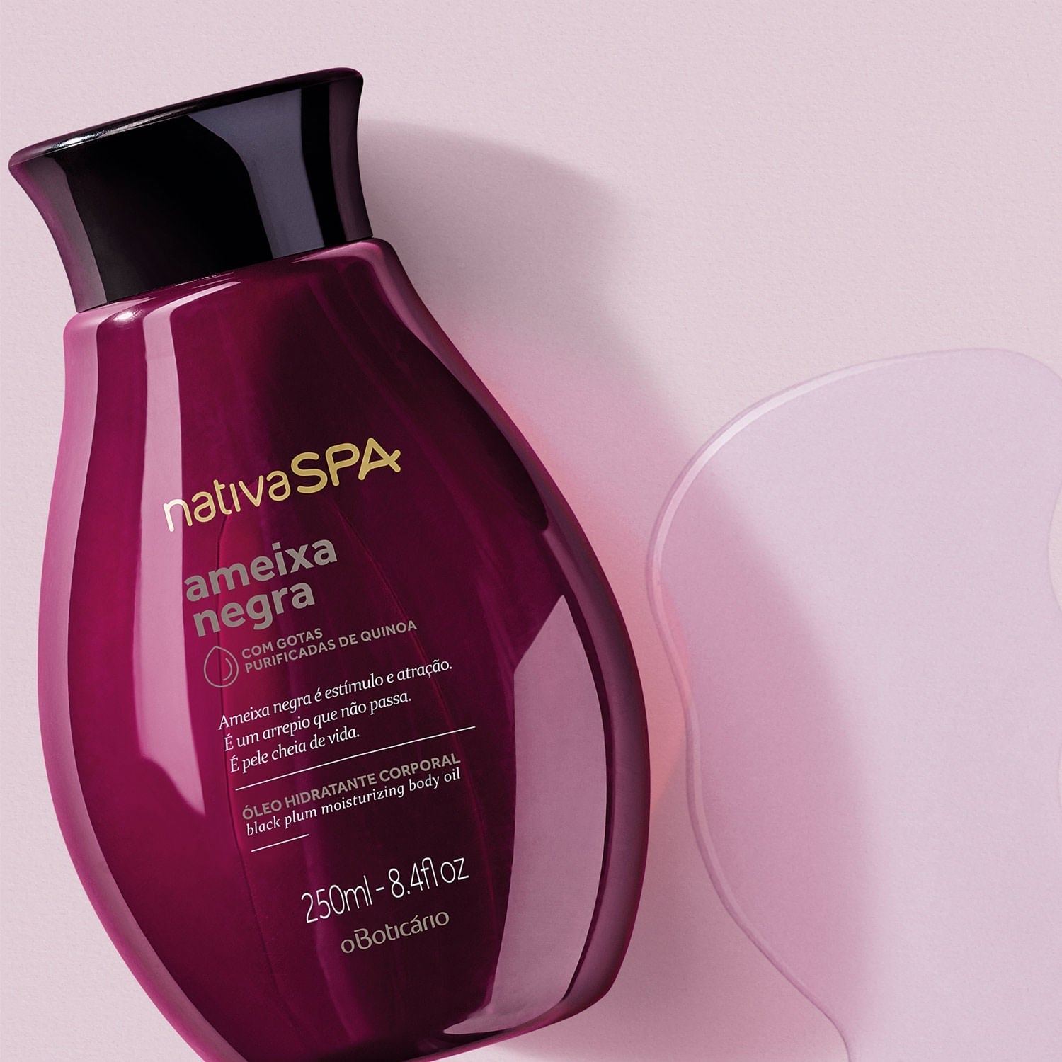 Oboticario Óleo Hidratante Corporal Ameixa Negra