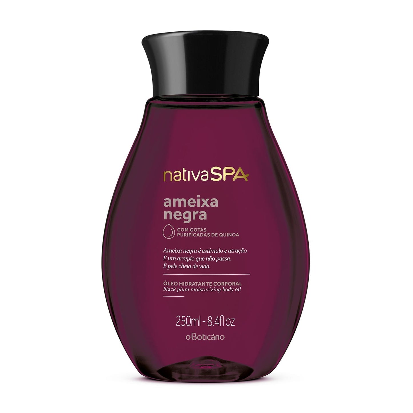 Oboticario Óleo Hidratante Corporal Ameixa Negra