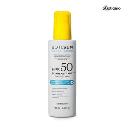Oboticario Protector Acqua Fluido Protetor Solar Corporal en Spray FPS 50