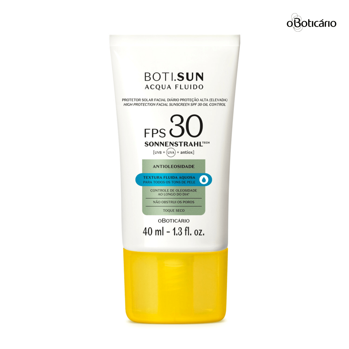 Oboticario Protector Fluido Protector Solar Facial Antioleosidad FPS30