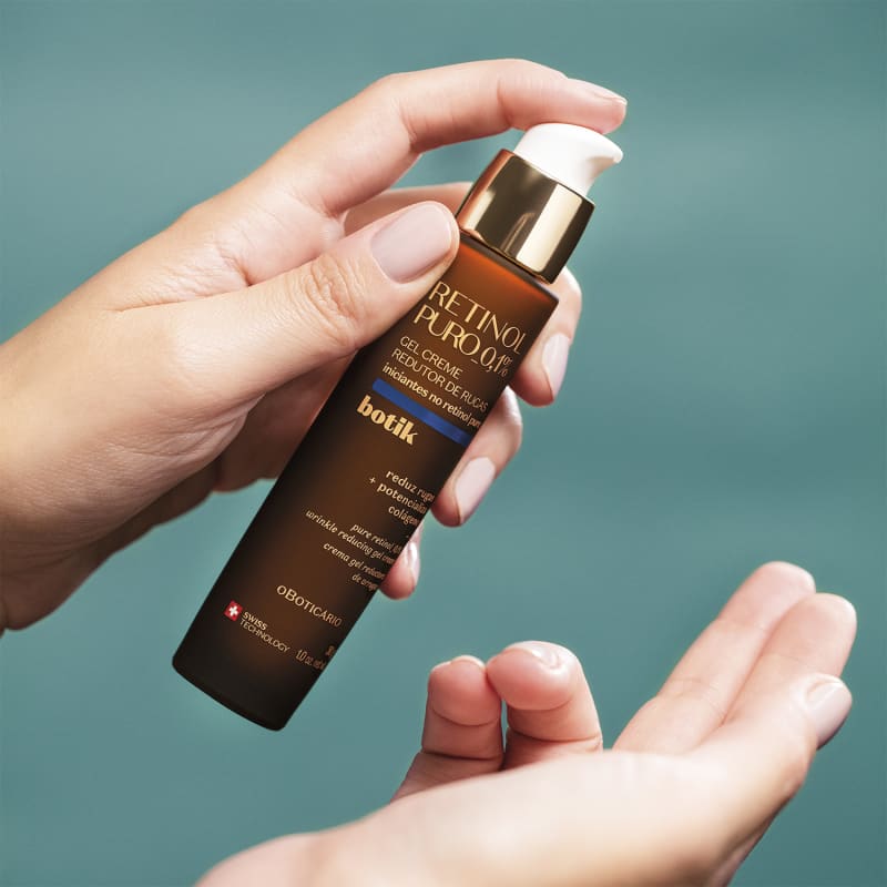 Oboticario Serum Botik Crema Gel Reductora de Arrugas Retinol Puro